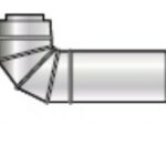 Grant L/L Balanced Flue 90-200 Elbow and 225mm Extension Yellow