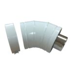 Grant High Level Interrnal 45 Deg Elbow 90/200 White