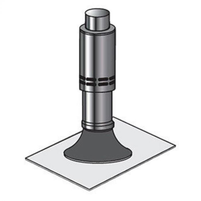 Product image for SKU 106964 Grant Pitched Alum Flashing White - Image 1