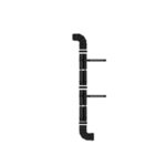 Grant Adj Plume Diverter Kit 2 Metres Black(12-26kW)