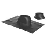 Worcester Pitched Roof Flashing 5-25 Degree Black