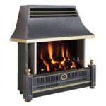 Flavel Renoir Electronic Ignition Gas Fire Black