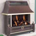 Flavel Renoir Electronic Ignition Gas Fire Bronze