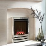 Flavel Windsor Contemporary HE Gas Fire MC Coal Silver