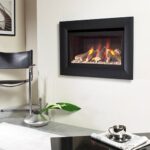 Flavel Jazz HE Gas Fire Black Back & Black Trim