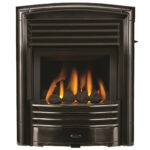 Valor Petrus Slimline Homeflame Gas Fire Black/Chrome