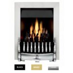 Valor Blenheim Slimline Inset Gas Fire Coal Black