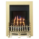 Valor Blenheim Slimline Inset Gas Fire Coal Brass