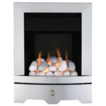 Valor Seattle Class 2 Gas Fire Chrome Pebble