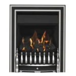 Valor Allure FD Convector MC Inlay Trim Black Brushed Chrome