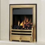 Flavel Rhapsody Plus Gas Fire Slide Brass