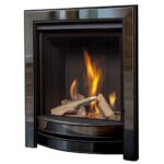 Flavel Romance Inset Gas Fire MC Logs Black Nickel & Black