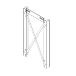 Viessmann 100-W Combi/System Wall Spacer Frame & Fasteners