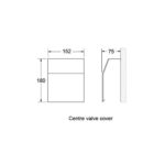 Smiths Sureline Centre Valve Cover 6 Inch Splicer