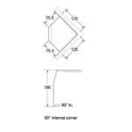 Smiths Sureline 90 Degree Int Corner