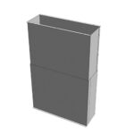 Smiths 1 Metre Adjustable Straight Air Inlet/Outlet Extension Duct 120