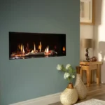 Crystal Madison Trimless With Black Brick Interior  Logs