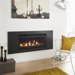 Crystal Denver Graphite Trim With Black Brick Interior  Logs