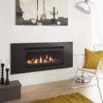 Crystal Madison Panoramic Trim With Black Brick Interior  Logs