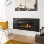 Crystal Denver Black Int Black Trim Logs HE Remote Control