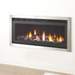 Crystal Denver Chrome Trim With Rustic Brick Interior  Logs