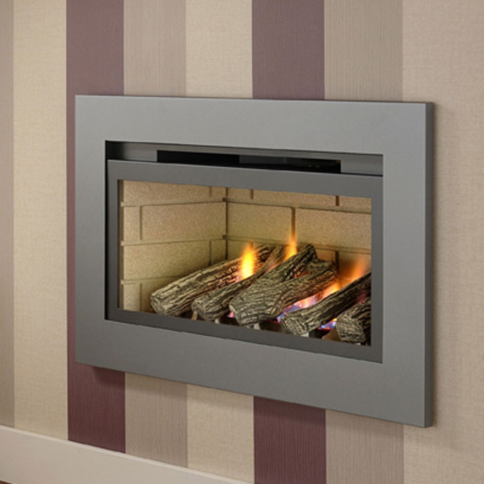 Product image for SKU 115516CB Crystal Boston CF1 RC Driftwood Black Inset Brushed Steel Trim - Image 1