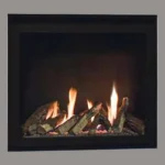 Crystal Tulsa Copper Trim With Rustic Brick Interior  Logs