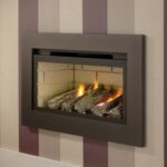 Crystal Tulsa Black Trim With Cream Brick Interior  Logs