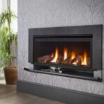 Crystal Boston MK2 RC Black Inset Logs Graphite Sparkle