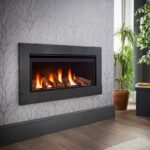 Crystal Reno Graphite Trim With Rustic Brick Interior  Logs