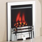 Crystal Slimline Radiant RC CP Pebble Gas Fire