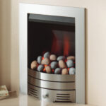 Crystal Slimline Radiant Inset SC Pebble Chrome Frame/Grace Fret