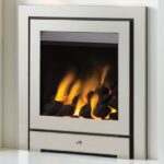Crystal Super Radiant Gas Fire Chrome Trim Coal Grace Fret SC