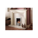 Crystal Super Radiant Gas Fire Brushed Contemporary Trim Coal SC