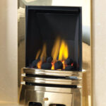 Crystal Sapphire Mk1 Gas Fire Stainless Steel