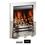 Crystal Gem Inset Fire MC Chrome Sides Coal Trim & Grace Fret