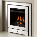 Crystal Montana HE Royale 4 Sided Inset Fire MC Logs Graphite Grey