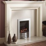 Crystal Diamond Contempory Inset Fire MC Coal Brushed Steel