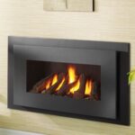 Crystal Miami Gas Fire Engine Only Logs Black Inset (1 of 2)