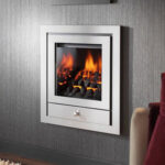 Crystal Gem Royale 4 Sided Gas Fire Chrome Coal