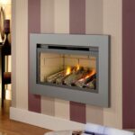 Crystal Boston CF1 Inset Fire RC Logs Cream Inter Graphite Trim