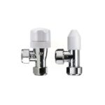 Honeywell 15mm Manual Valve & Lockshield Angled Body