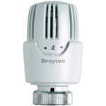 Drayton RT414 Integral Head & 15mm Angle & Lockshield