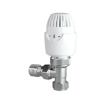 Drayton RT212 TRV With 15/10/8mm Angle Valve And Lockshield