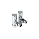 Centre Tap TRV Angled R Chrome 10mm