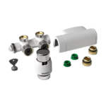 Centre Tap TRV Angled R Chrome 1/2"