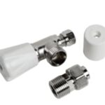 **Pro Radiator Valve 8mm Angled DO LS Chrome