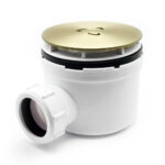 Heavy Duty 90mm Shower Waste Brushed Brass