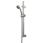 Fresssh Deluxe Single Outlet Round Bar Shower Metal Hndls Smooth Hose