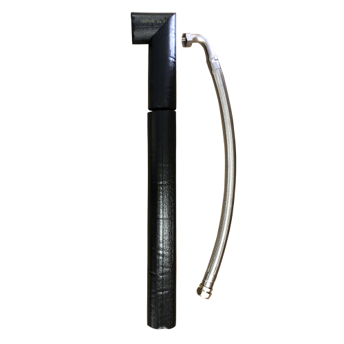 13553222-1.jpg Flexible ASHP Hose Pair - 750mmx28mm - 1" Female c/w Elbow - Image 1